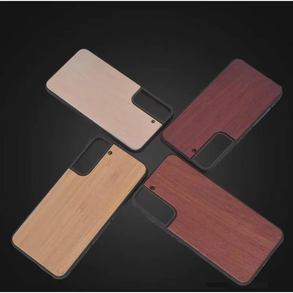 Wooden Samsung Galaxy S26 Series Phone Case, Natural Wood Back Protection